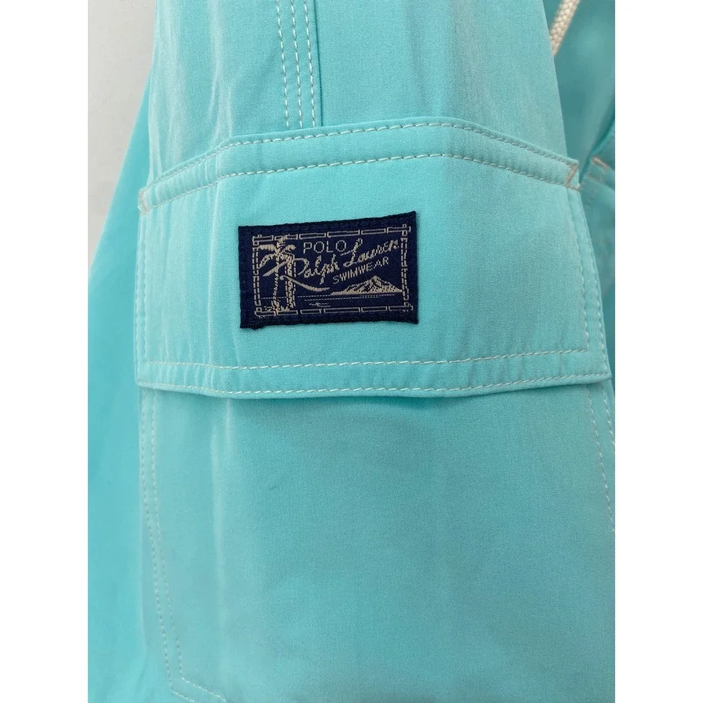 Polo Ralph Lauren Swim Trunks Mens Small Blue Core Replen Preppy Boardshort Surf